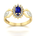 Anel de Formatura de Engenharia Química Lovely V Ouro 18k