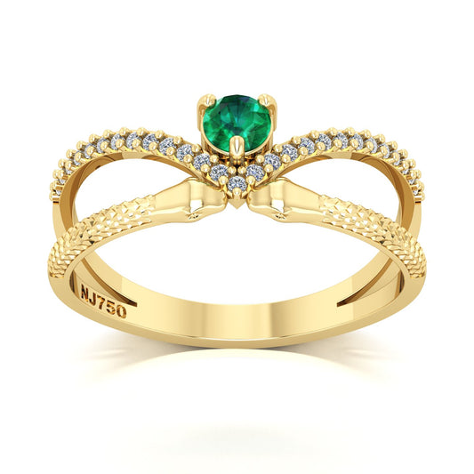 Anel de Formatura de Medicina Vitalis Serpentis Ouro 18k