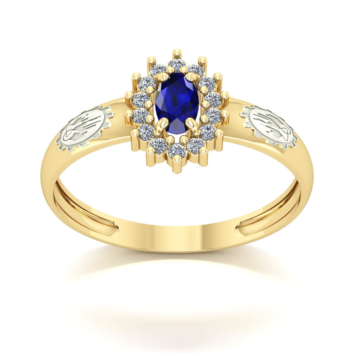 Anel de Formatura de Engenharia Química Evermore II Ouro 18k