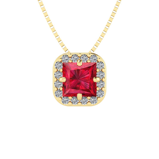 Pingente Big Square em Ouro 18k