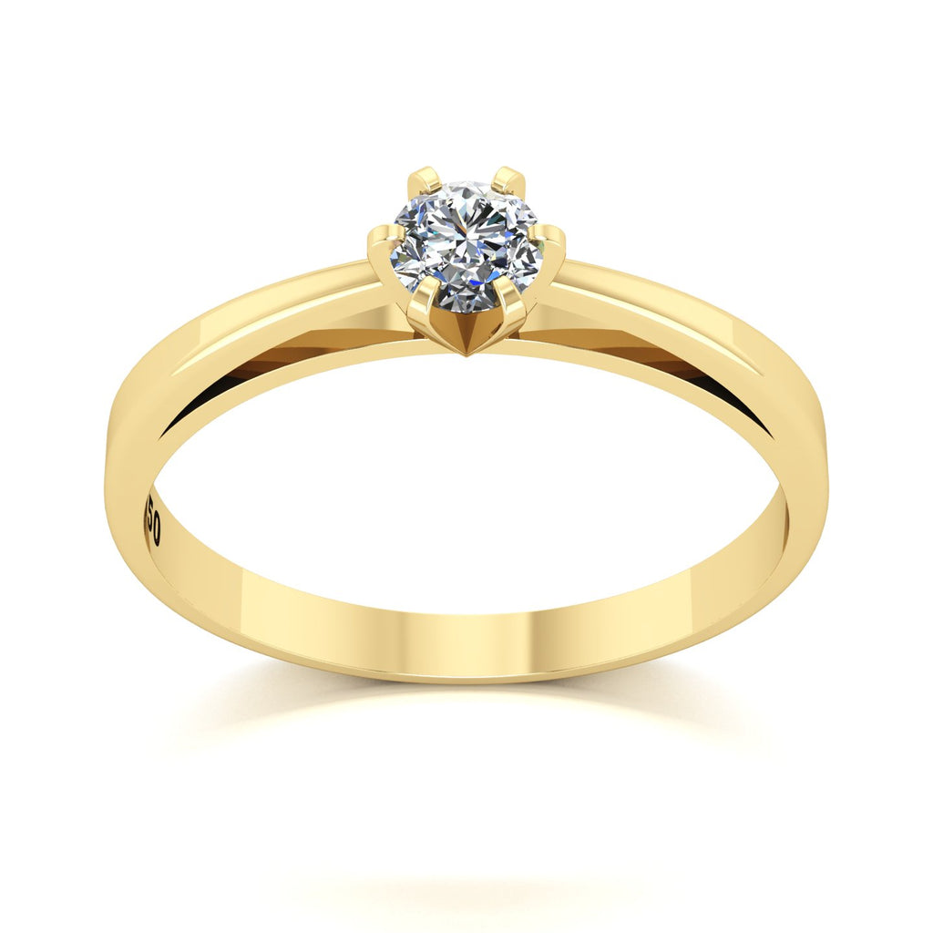 Anel de Noivado Faith Ouro 18k