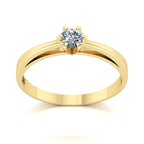 Anel de Noivado Faith Ouro 18k