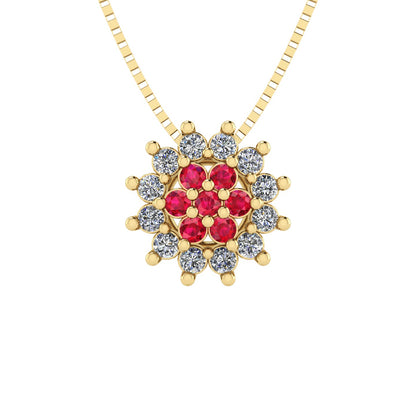 Pingente Flower em Ouro 18k