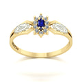 Anel de Formatura de Engenharia Química Lovely Ouro 18k