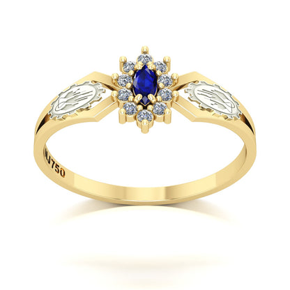 Anel de Formatura de Engenharia Química Lovely Ouro 18k