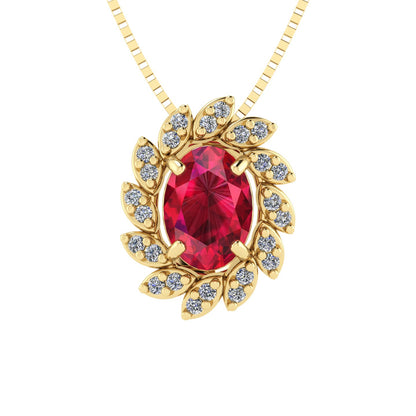 Pingente Magnus Flos em Ouro 18k