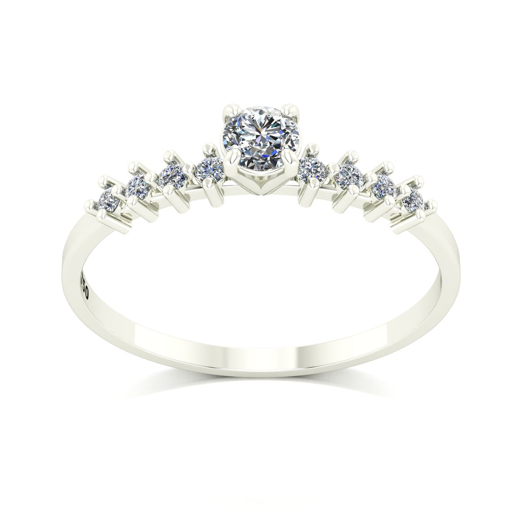 Anel de Noivado Spark Ouro 18k
