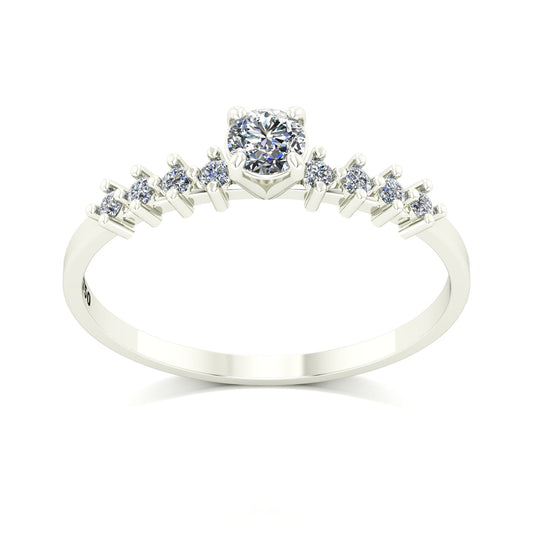 Anel de Noivado Spark Ouro 18k