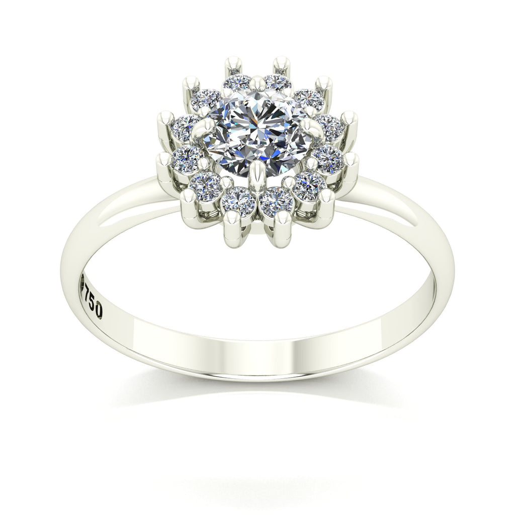Anel de Noivado Big Joy Ouro 18k