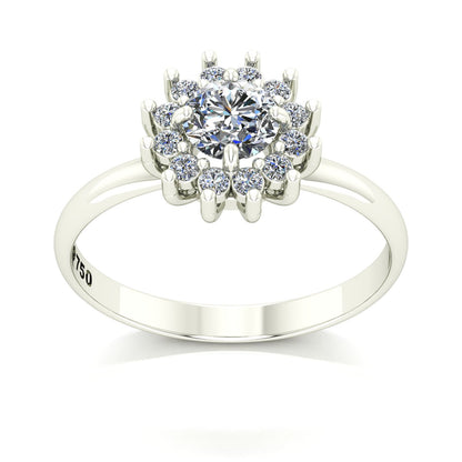 Anel de Noivado Big Joy Ouro 18k