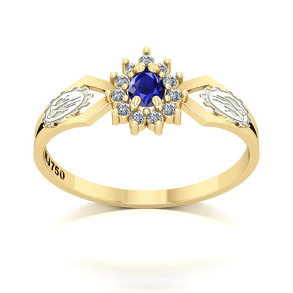 Anel de Formatura de Engenharia Química Lovely III Ouro 18k