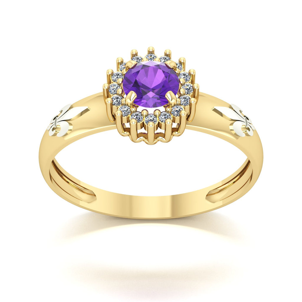 Anel de Formatura de Letras Majestic Ouro 18k