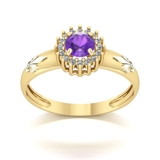 Anel de Formatura de Letras Majestic Ouro 18k