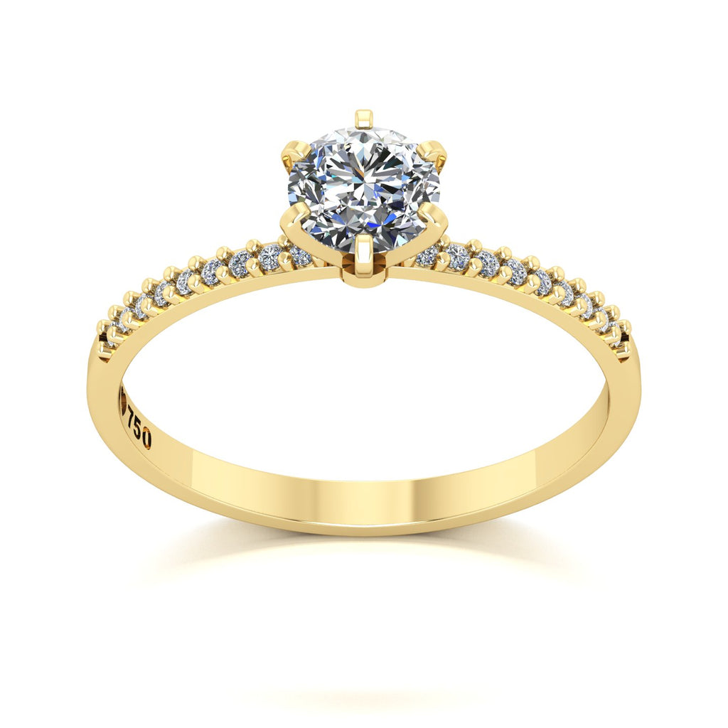 Anel de Noivado Elysian Ouro 18k