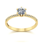 Anel de Noivado Elysian Ouro 18k