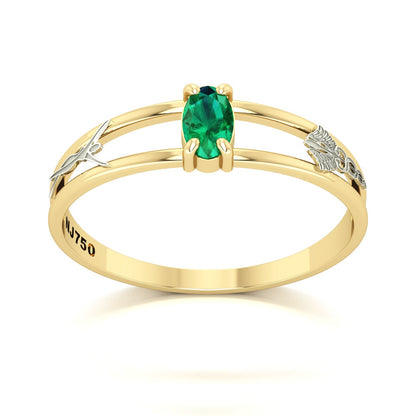Anel de Formatura de Estética Nexus III Ouro 18k