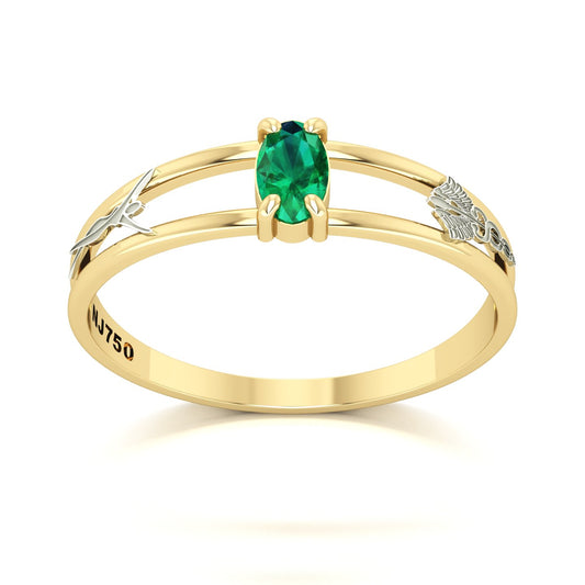 Anel de Formatura de Estética Nexus III Ouro 18k
