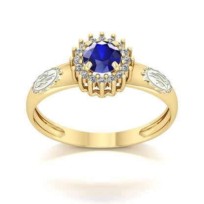 Anel de Formatura de Engenharia Química Majestic Ouro 18k