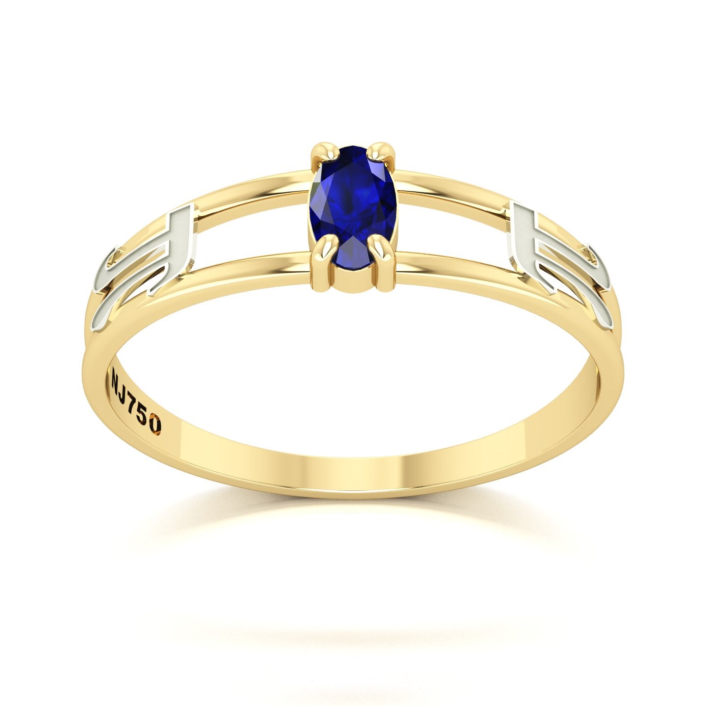 Anel de Formatura de Matemática Nexus III Ouro 18k