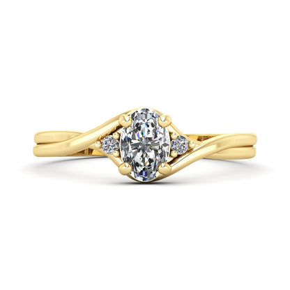 Anel de Noivado Harmony Ouro 18k