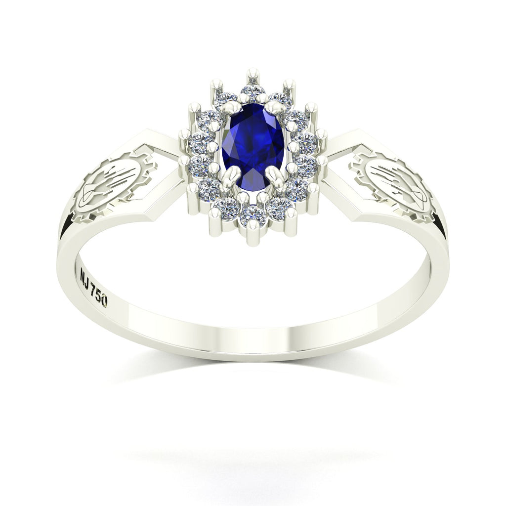 Anel de Formatura de Engenharia Química Lovely IV Ouro 18k