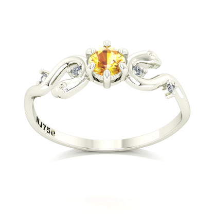 Anel de Formatura de Farmácia Serpentes Ouro 18k