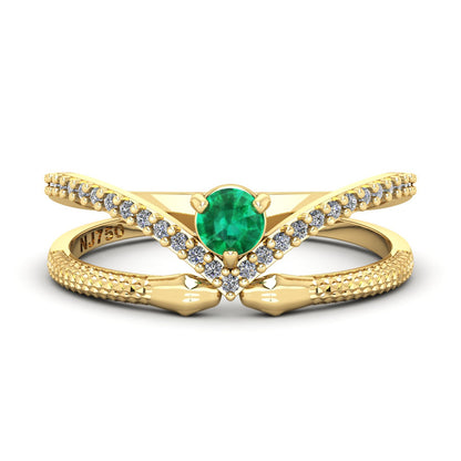 Anel de Formatura de Medicina Vitalis Serpentis Ouro 18k