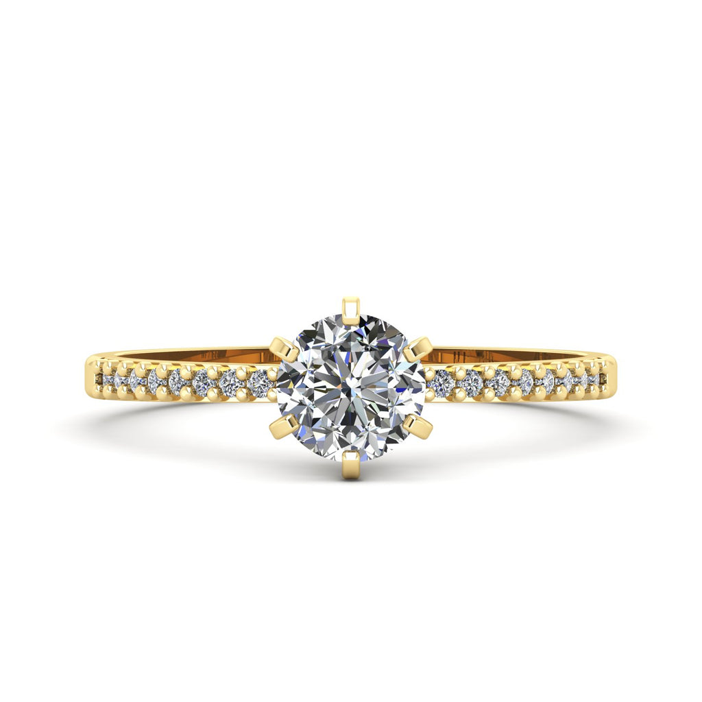Anel de Noivado Elysian Ouro 18k