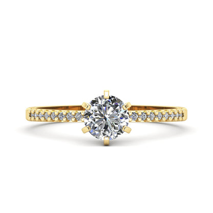 Anel de Noivado Elysian Ouro 18k