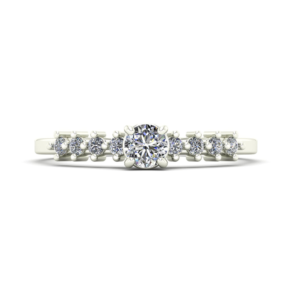 Anel de Noivado Spark Ouro 18k