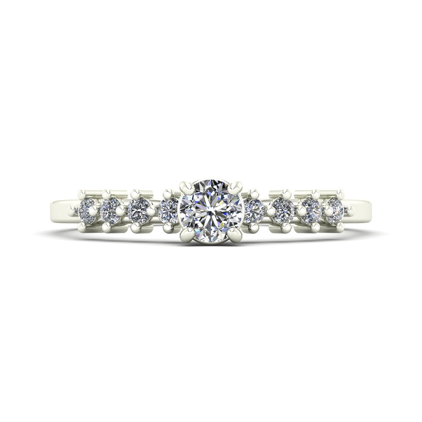 Anel de Noivado Spark Ouro 18k
