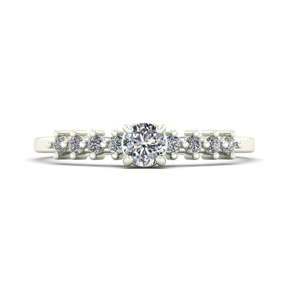 Anel de Noivado Spark Ouro 18k