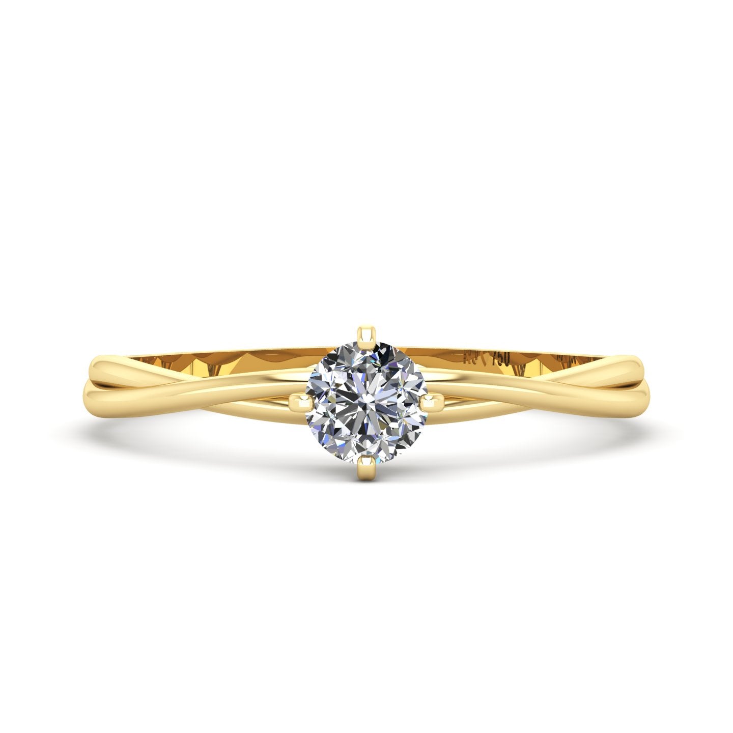 Anel de Noivado Legami Ouro 18k