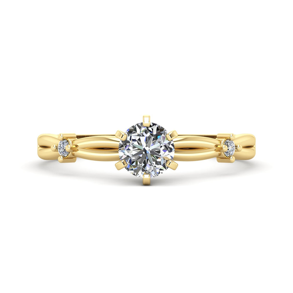 Anel de Noivado Promise Ouro 18k