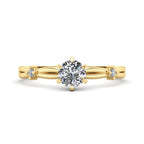 Anel de Noivado Promise Ouro 18k