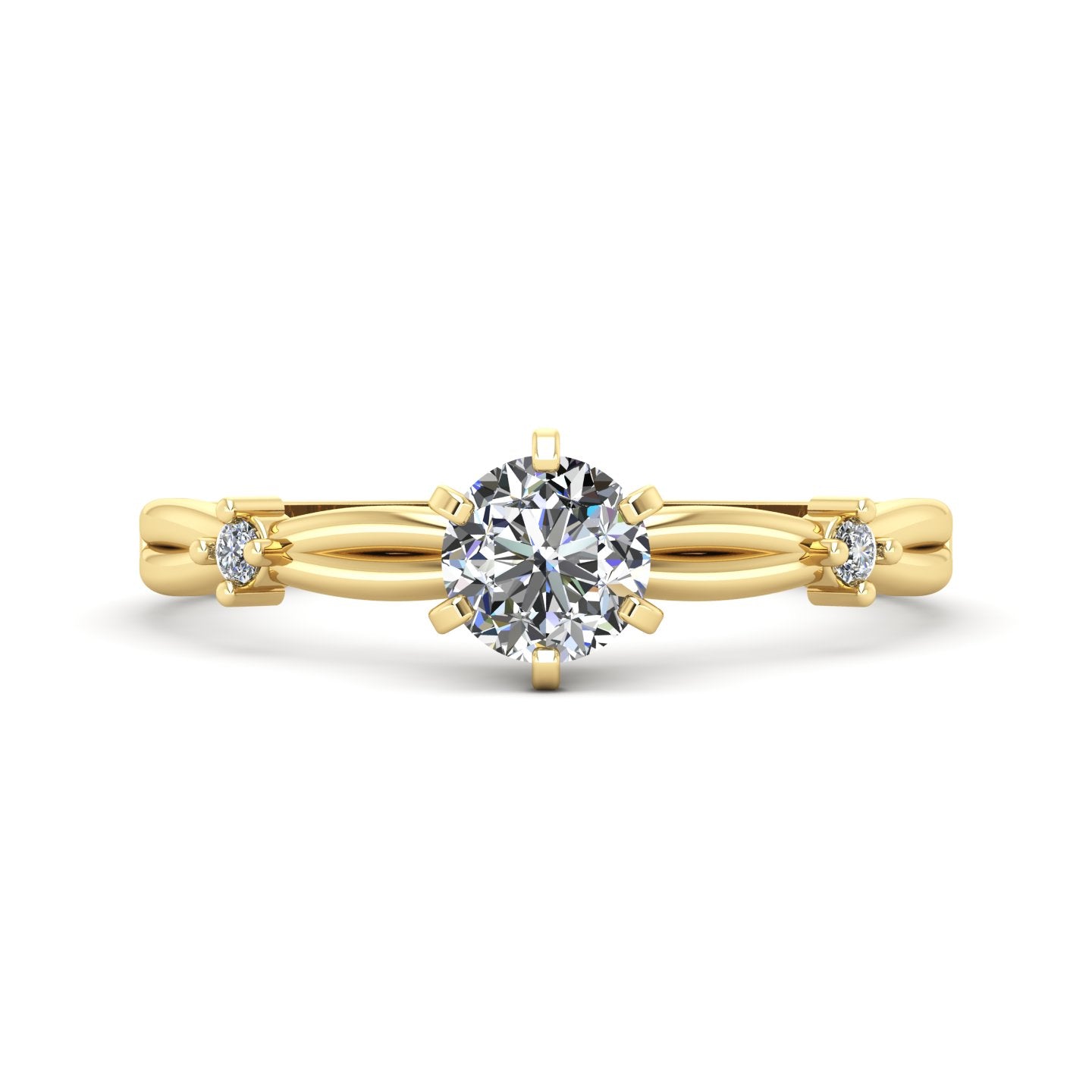 Anel de Noivado Promise Ouro 18k
