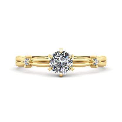 Anel de Noivado Promise Ouro 18k
