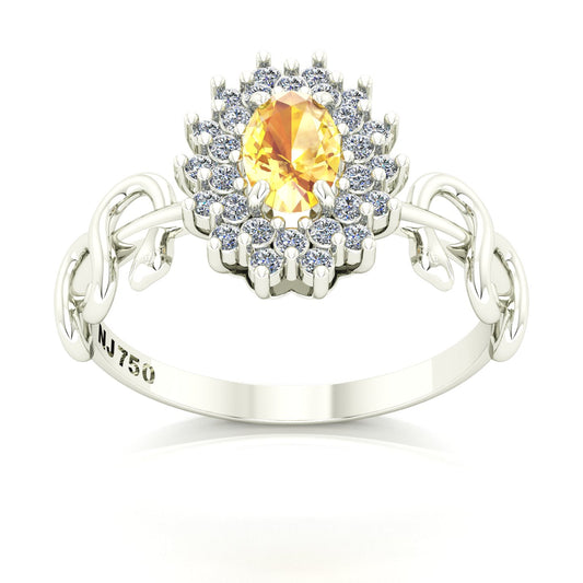 Anel de Formatura de Farmácia Bright Snakes Ouro 18k