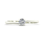 Anel de Noivado Serenity Ouro 18k
