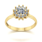 Anel de Noivado Big Joy Ouro 18k