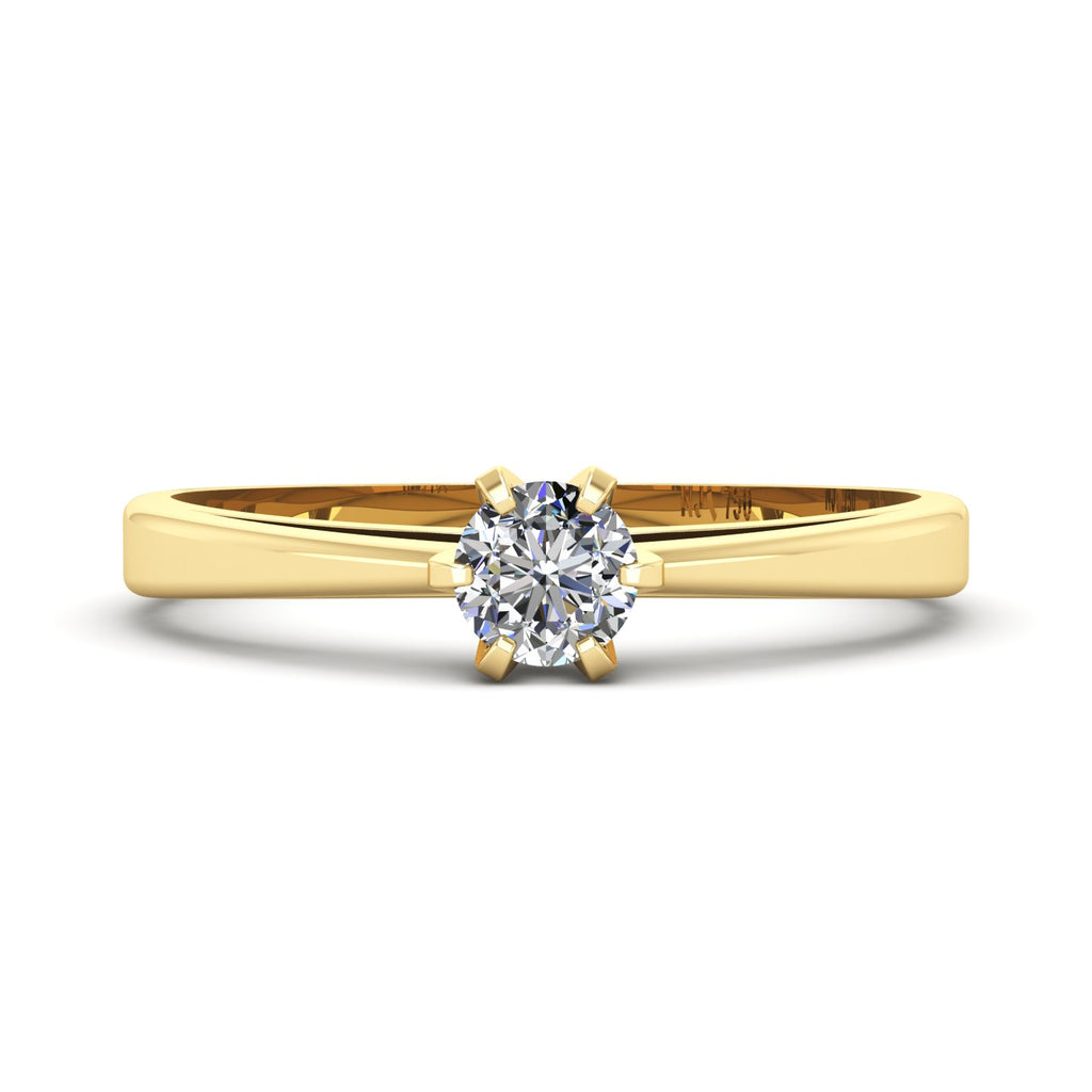 Anel de Noivado Faith Ouro 18k