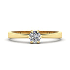 Anel de Noivado Faith Ouro 18k