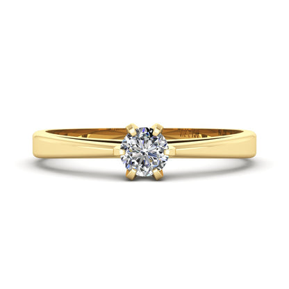 Anel de Noivado Faith Ouro 18k