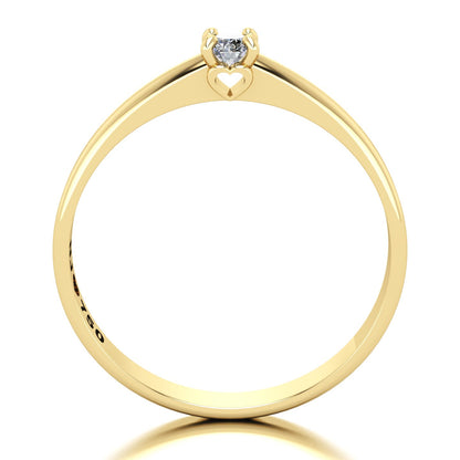 Anel de Noivado Charming Ouro 18k