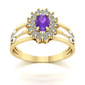 Anel de Formatura de Letras Bright Ouro 18k