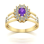 Anel de Formatura de Letras Bright Ouro 18k