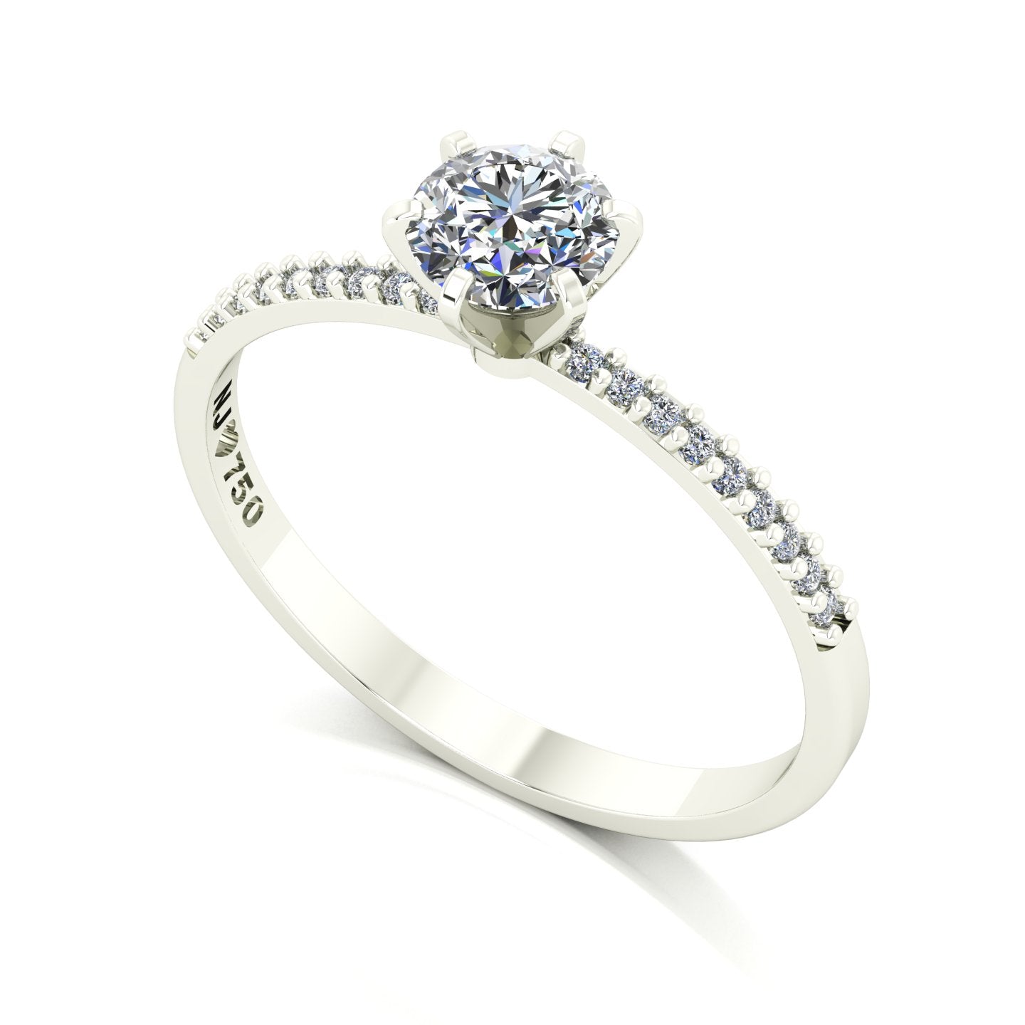 Anel de Noivado Elysian Ouro 18k
