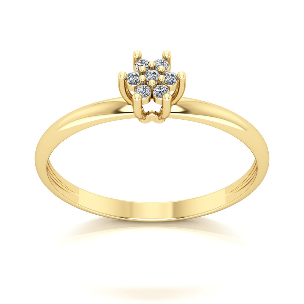 Anel de Noivado Florence Ouro 18k