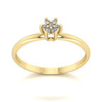 Anel de Noivado Florence Ouro 18k