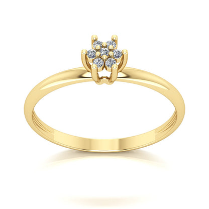 Anel de Noivado Florence Ouro 18k